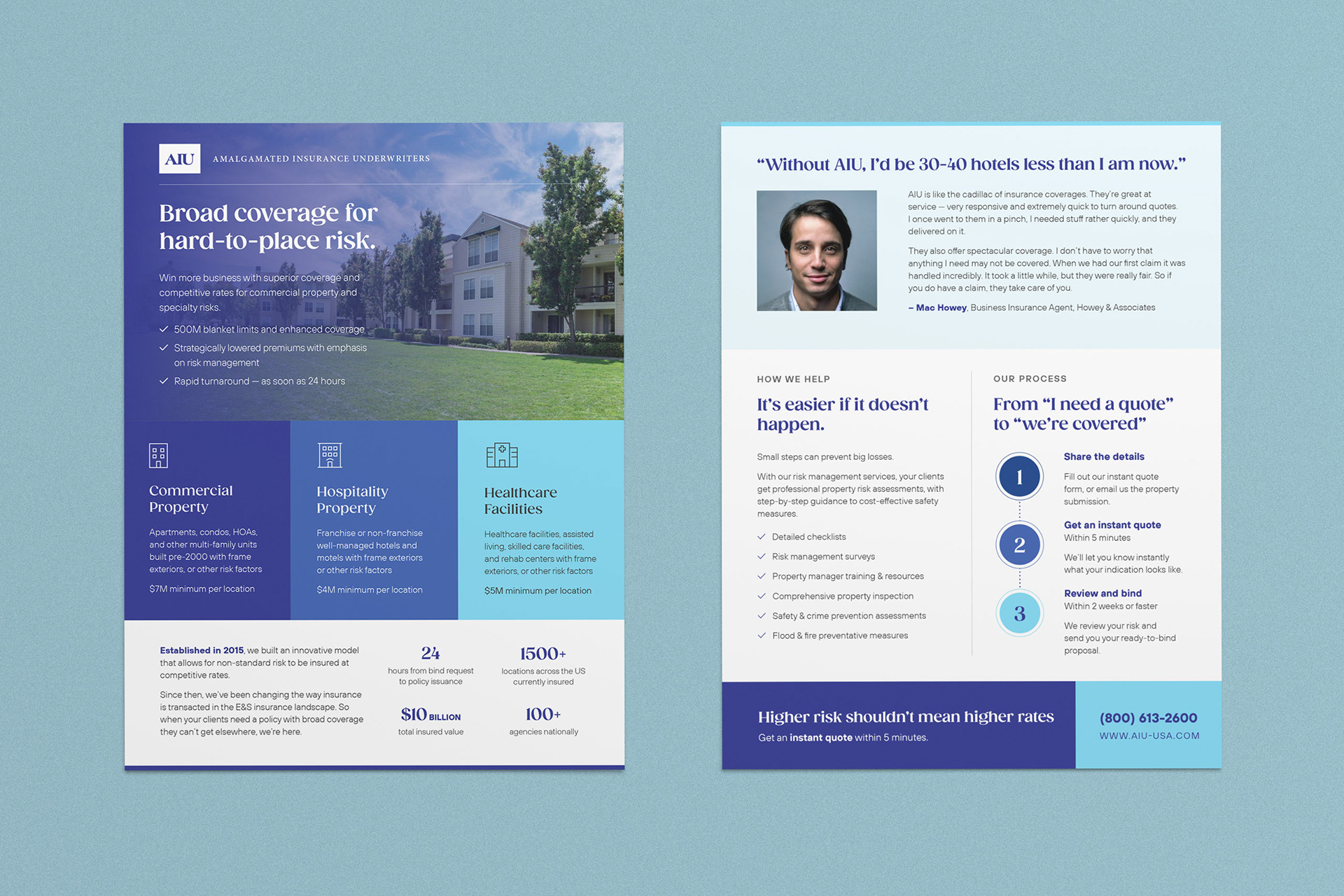 Amalgamated Insurance One-Pager | Print Design