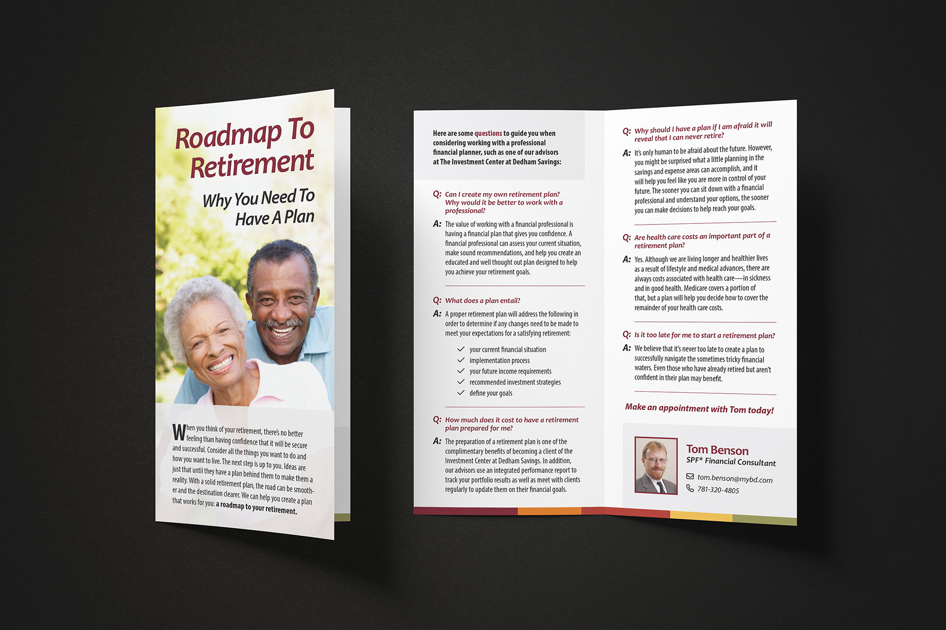 Dedham Savings Retirement Brochure | Print Design