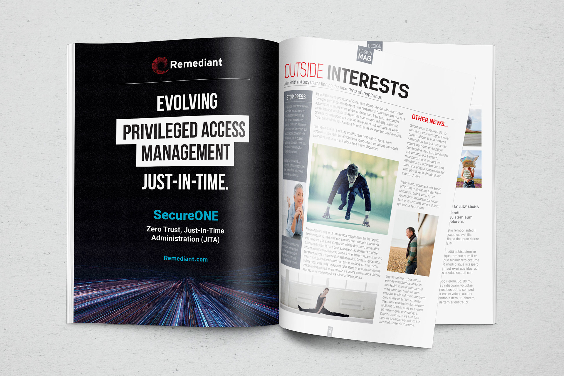Remediant Magazine Ad | Print Design