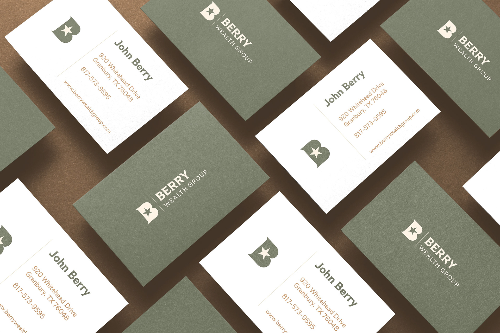 Berry Wealth Business Card | Print Design