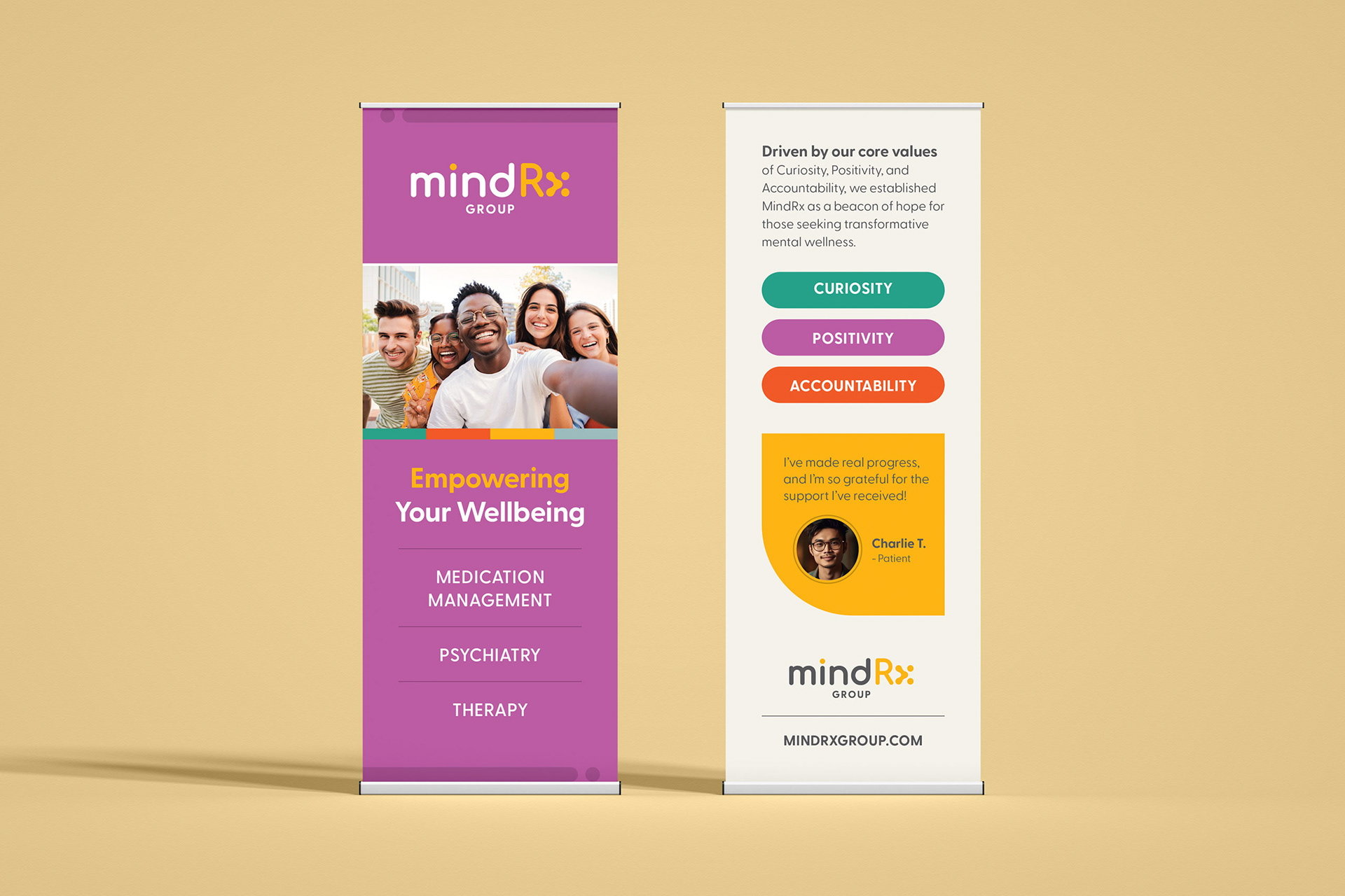 MindRx Retractable Banners | Print Design