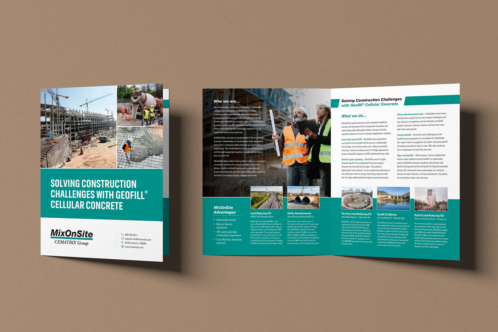 MixOnSite Brochure | Print Design