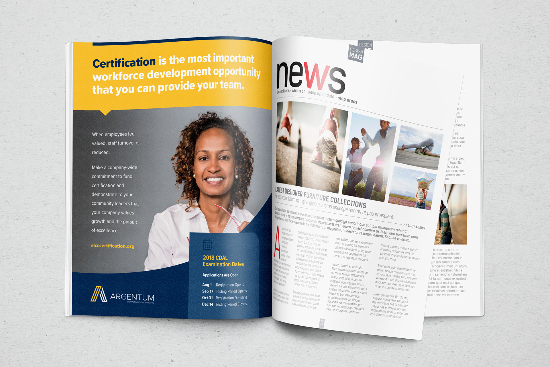 Argentum Magazine Ad | Print Design
