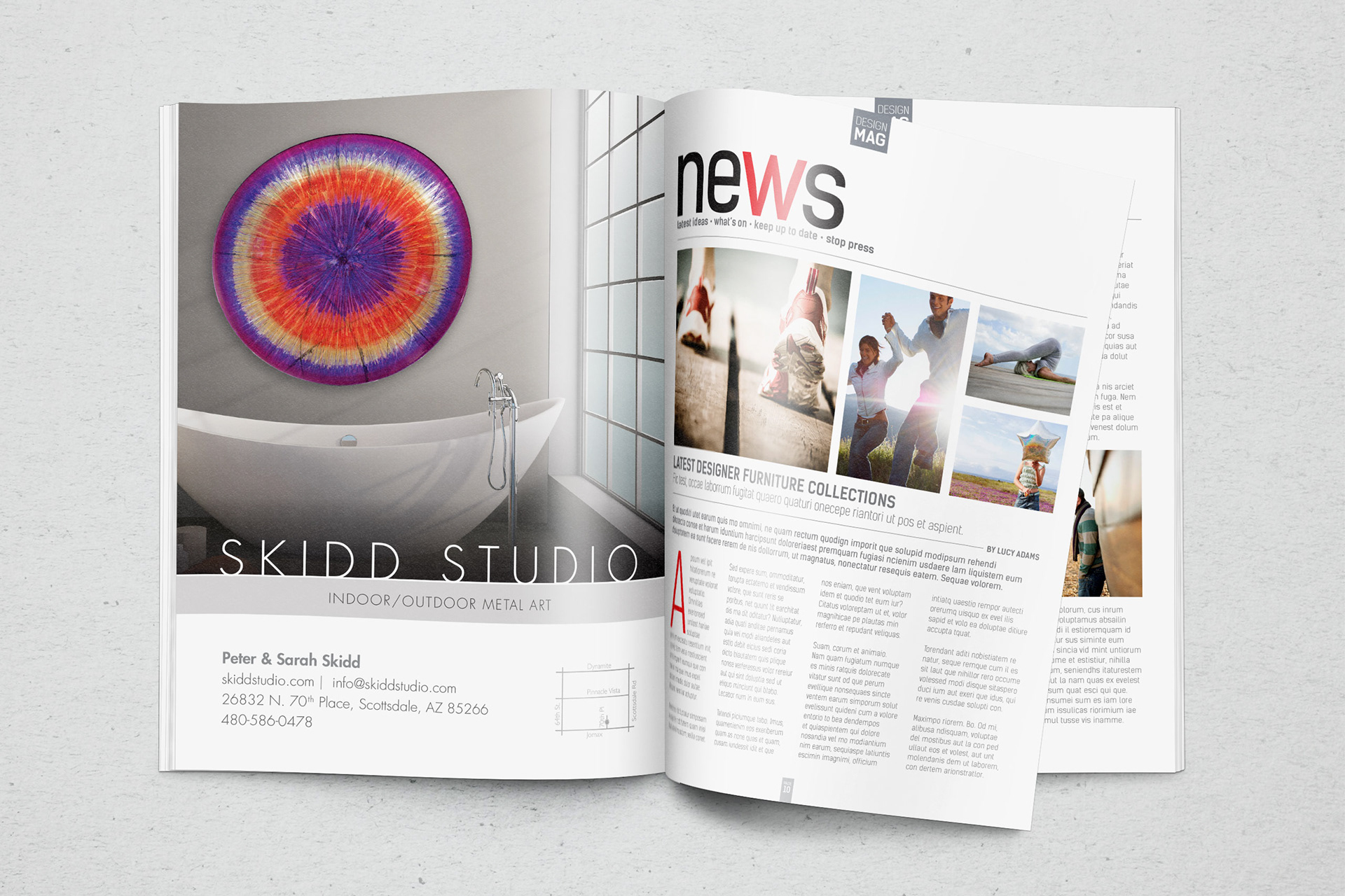 Skidd Studio Magazine Ad | Print Design