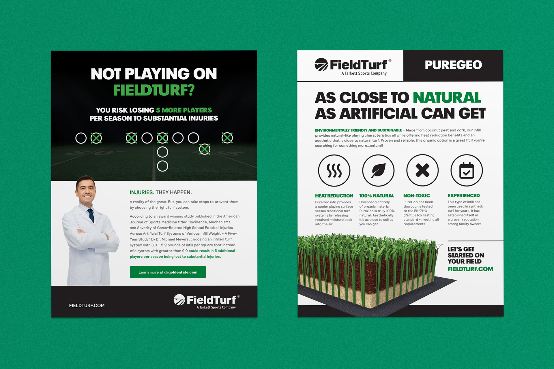 FieldTurf One-Pager | Print Design