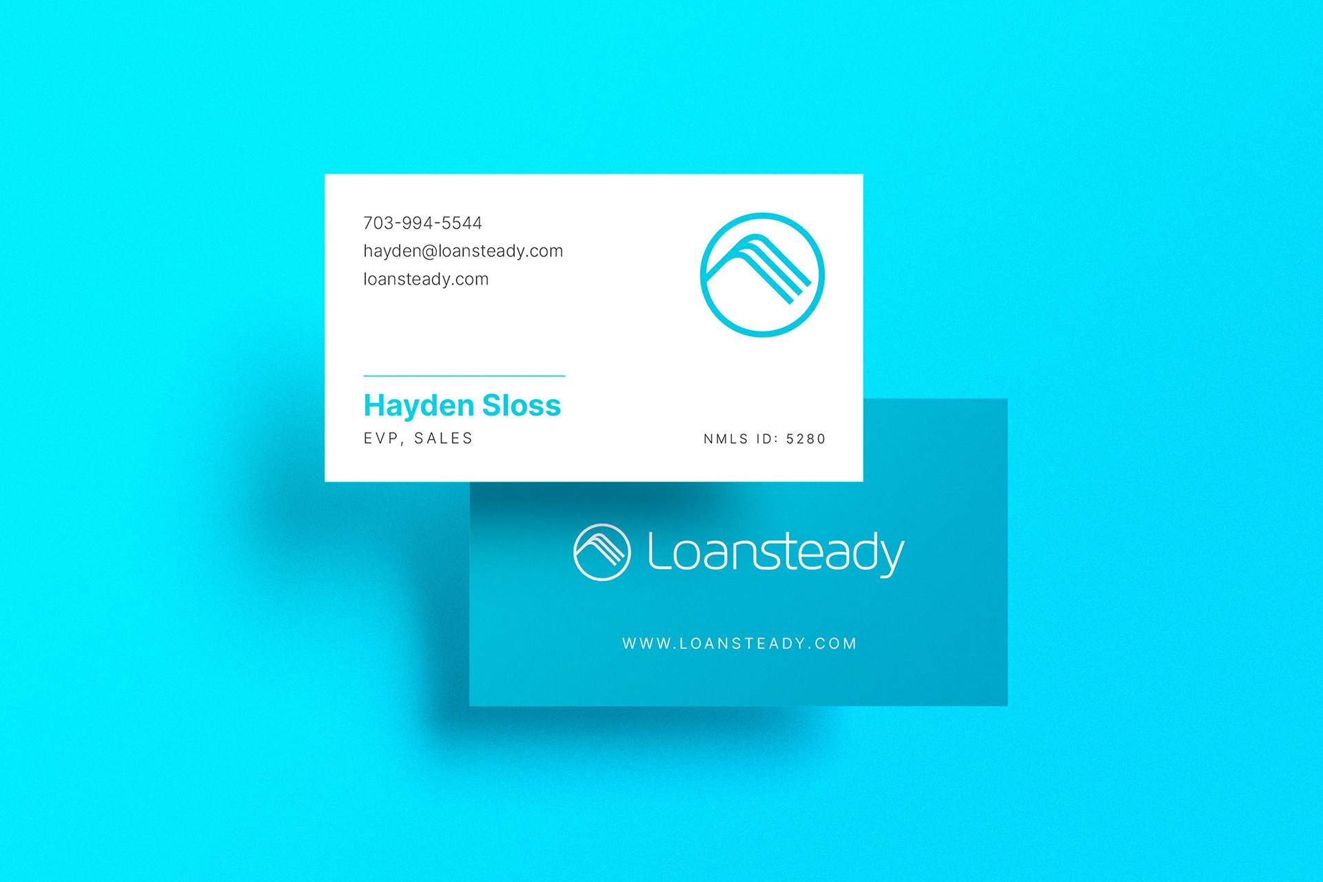 Loansteady Business Card | Print Design