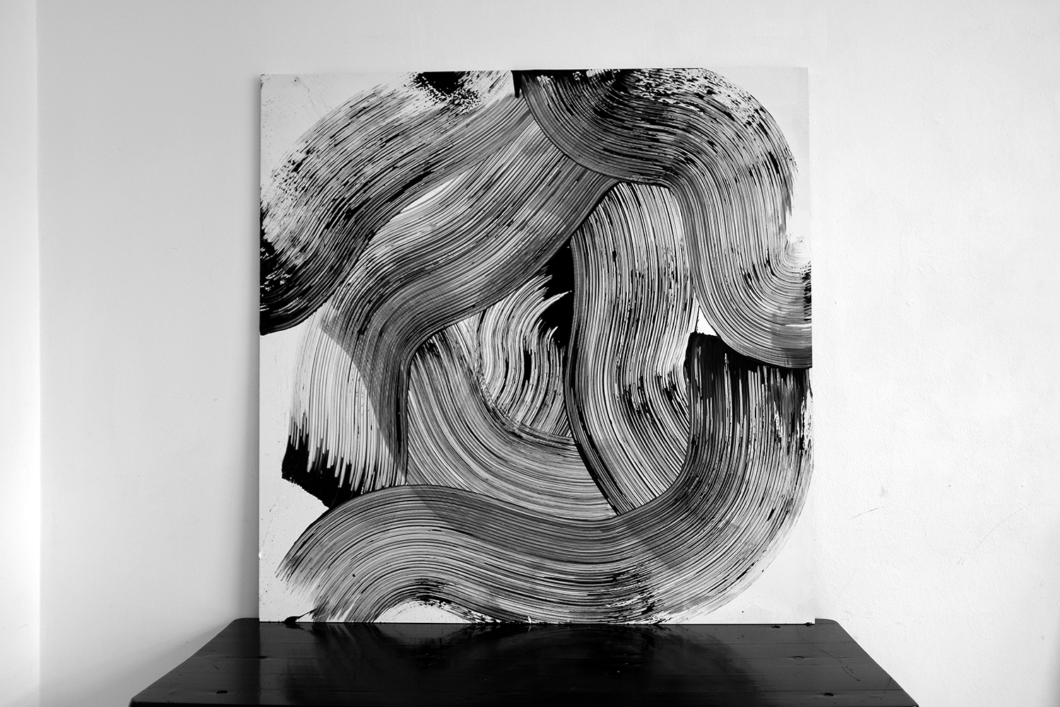 Acryl auf MDF, 100 x 100 cm [sold]