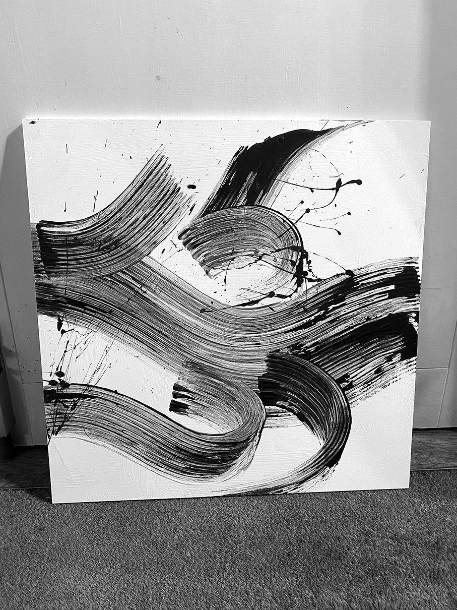 Acryl auf MDF, 45 x 45 cm [sold]