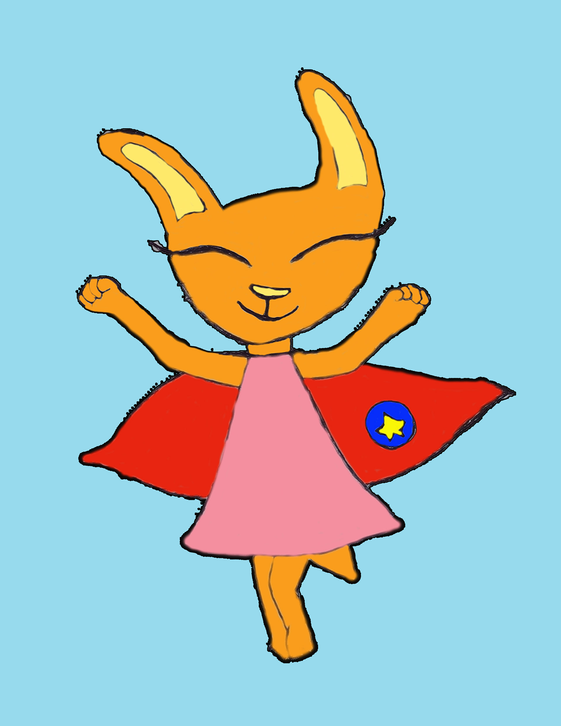 "Digital Children's Book Cover Page" 11 x 17 in. Adobe Photoshop using digital painting. (2024)