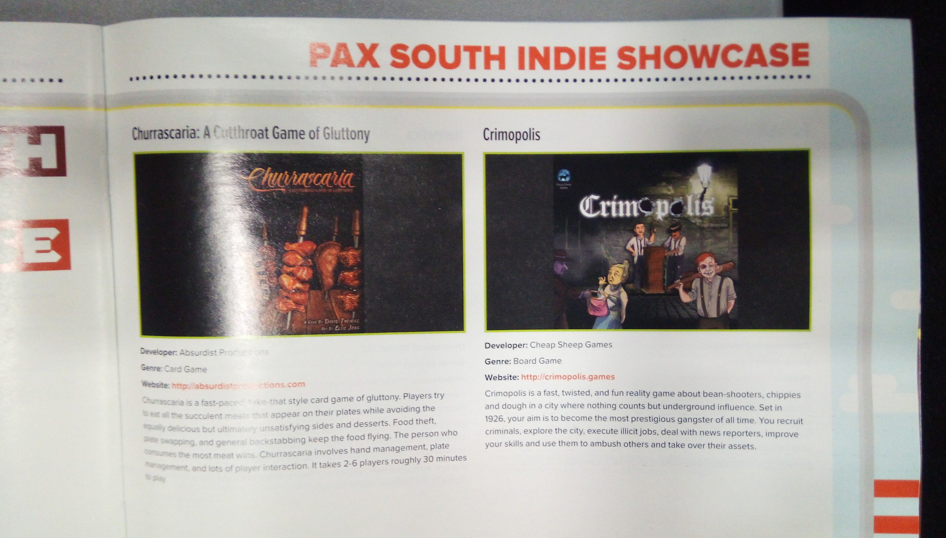 Proud to be in 50,000 or so copies of the PAX guide