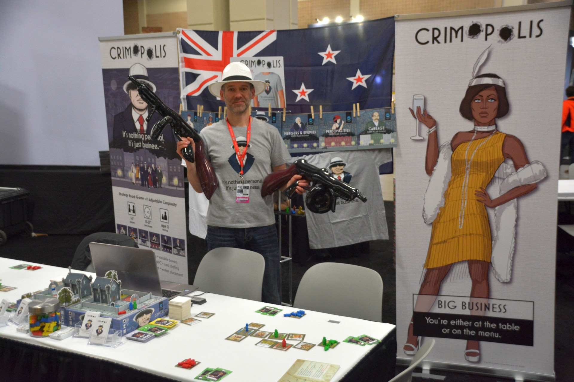 An hour before the PAX opened