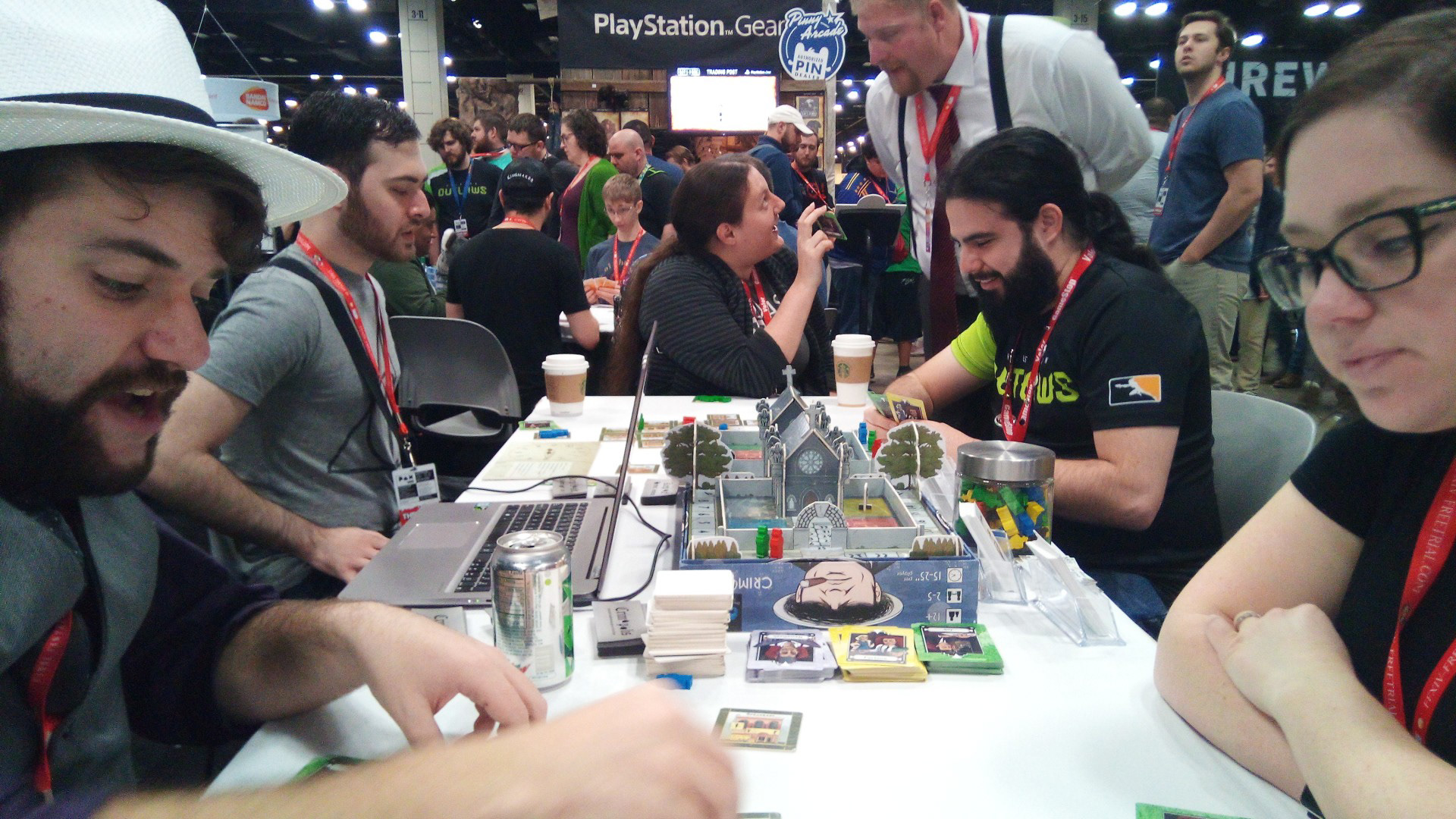 Lots of people Wanted to buy Crimopolis straight from the booth