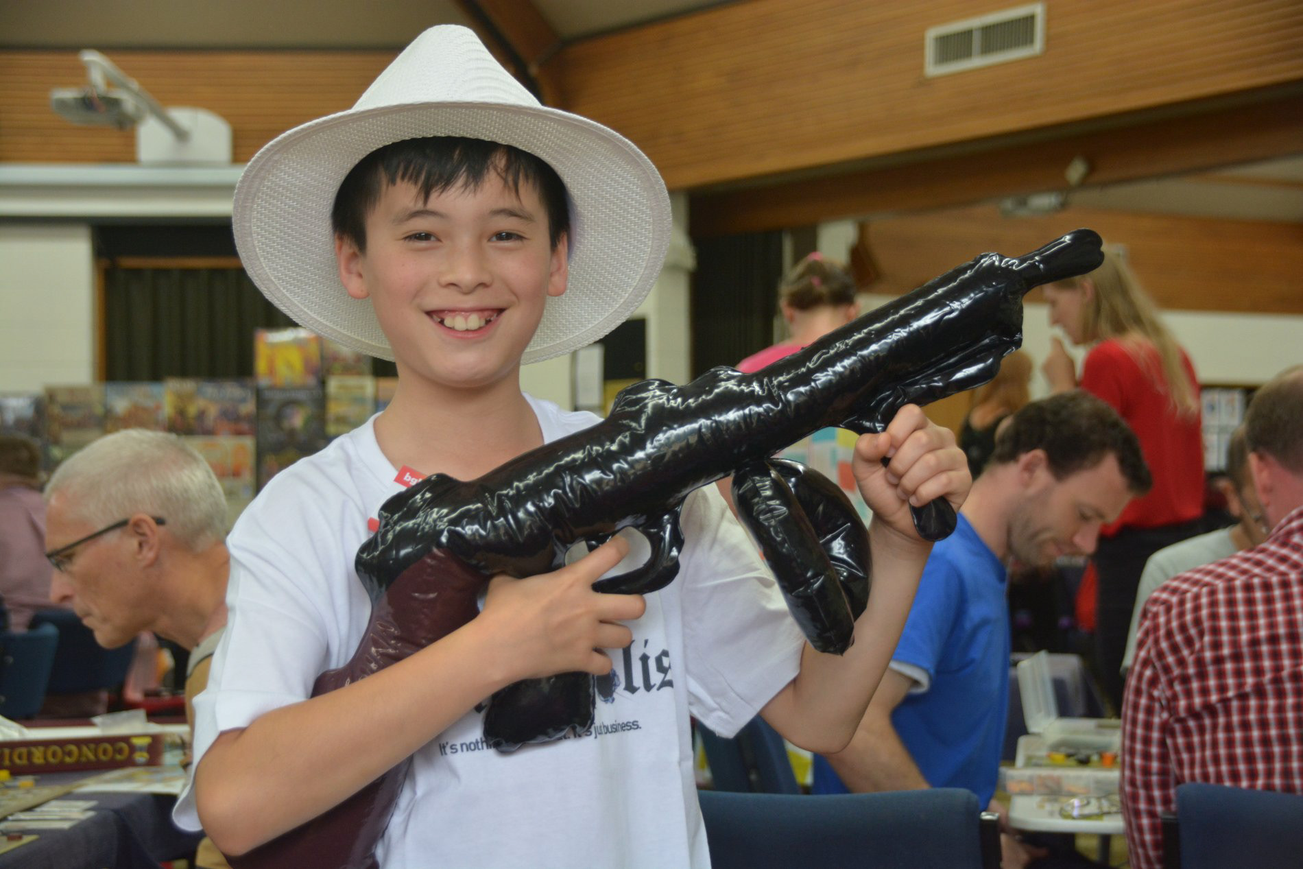 My mega fan Rowan who begged his dad to allow him to attend BGBTB for Crimopolis.