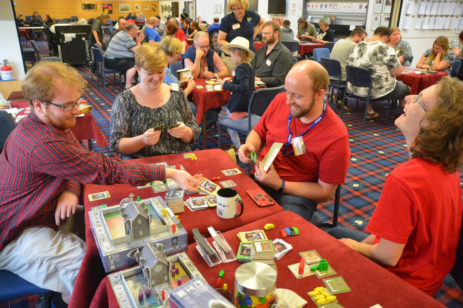 A little bit of take that actions causing another laughter at this game.