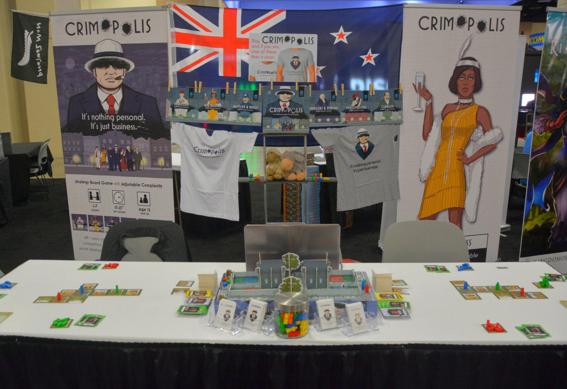 The Crimopolis booth