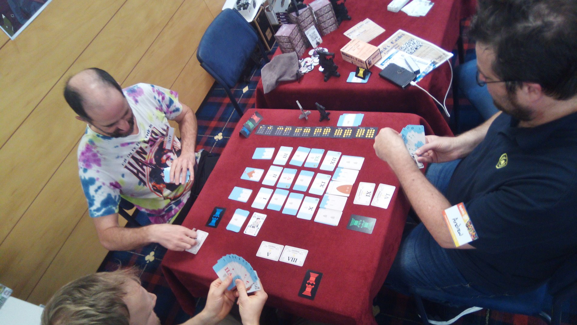 Other designers were present such as Lupus Games with their game Bismarck's Castle.