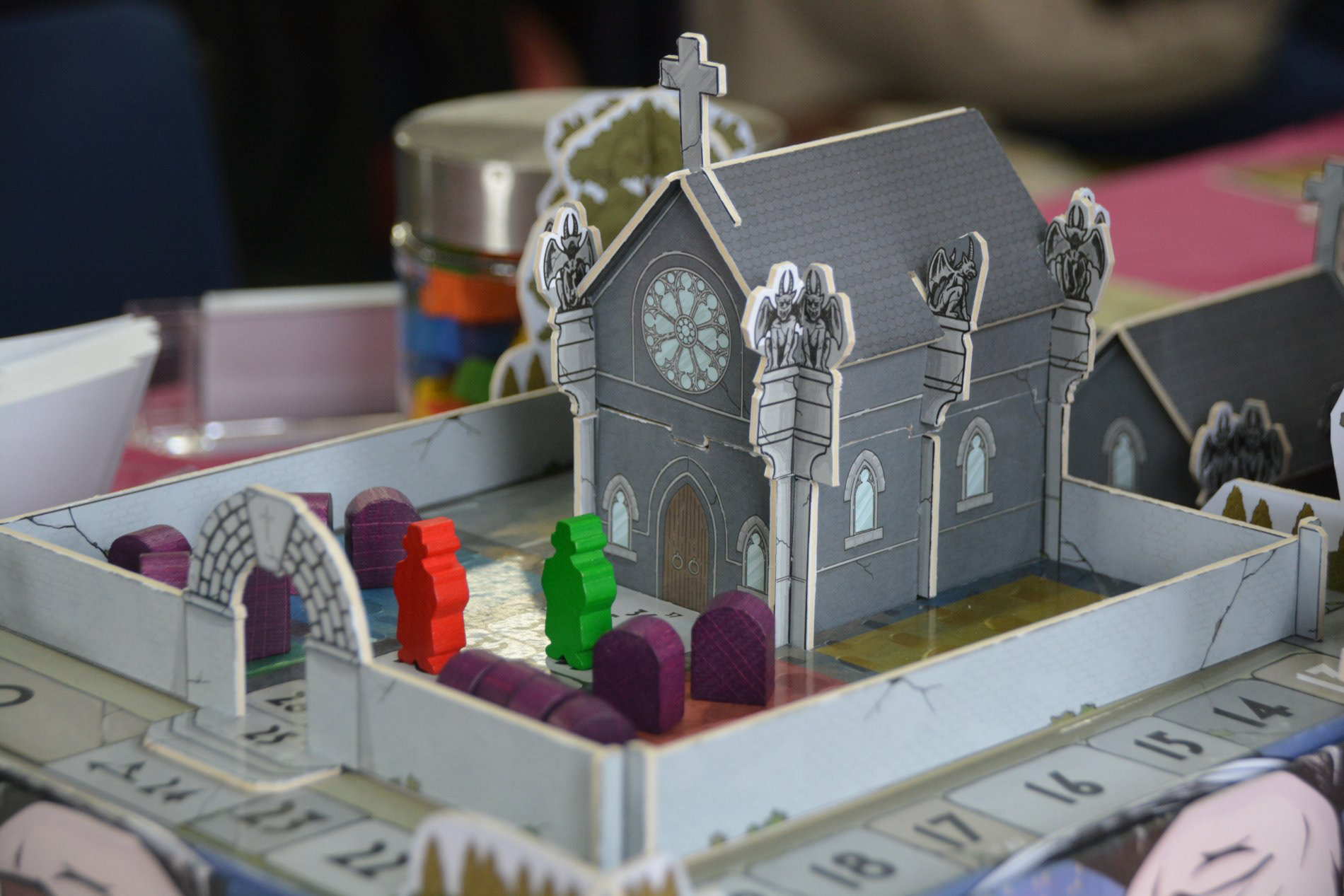 A rare view of a players finishing with more than 30 points and a graveyard full of tombstones.