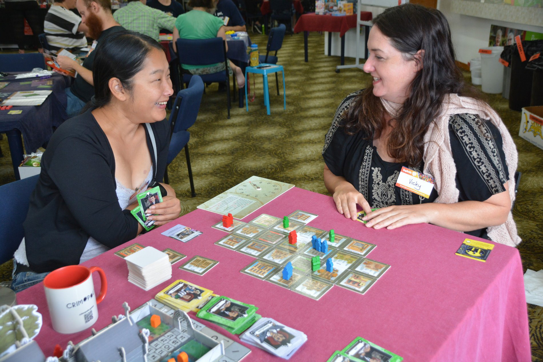 Playing the only strategy crime game that makes people laugh.