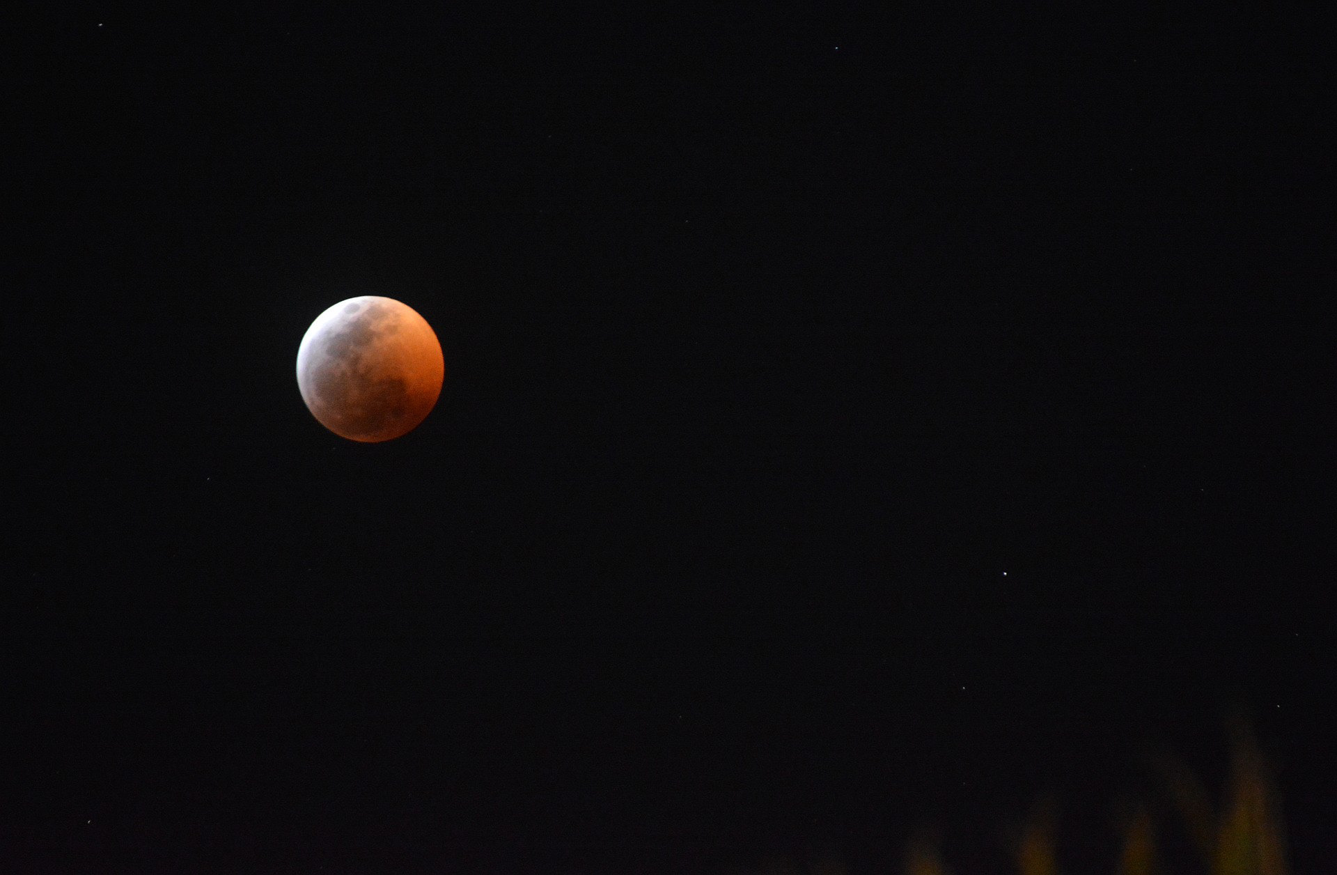 Super Blood Moon lunar eclipse during the PAX South