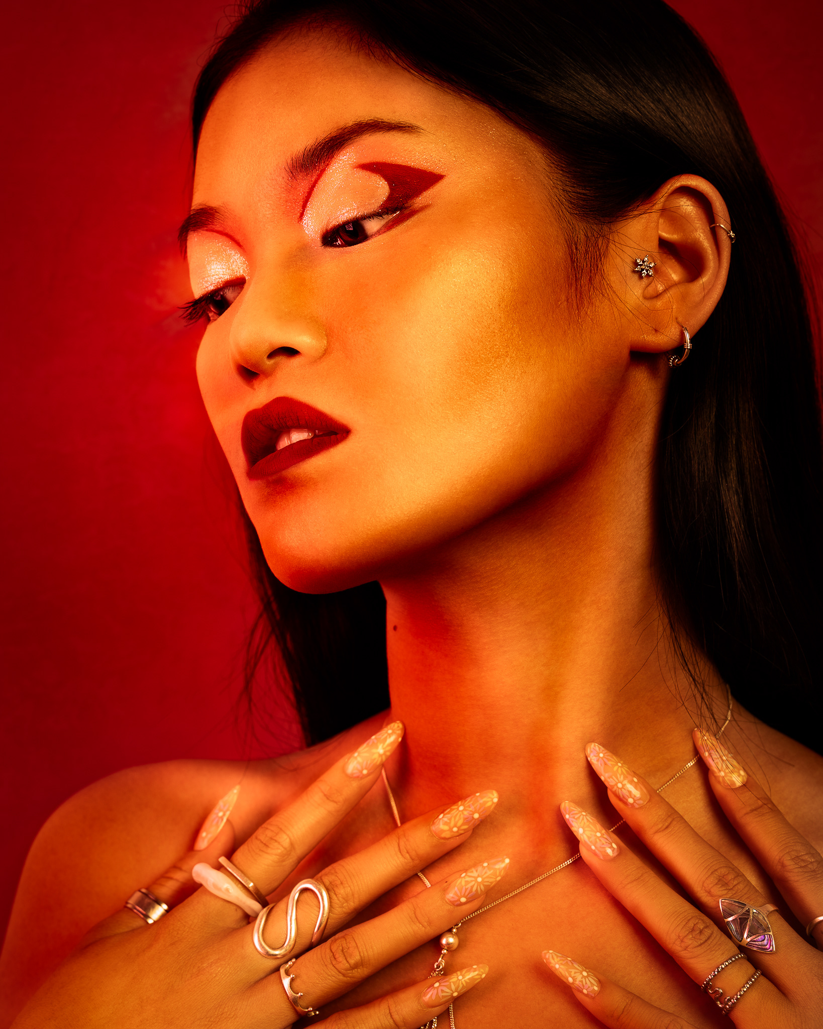 Model: Angela Yichan Molina; MUA: Ivan Teso