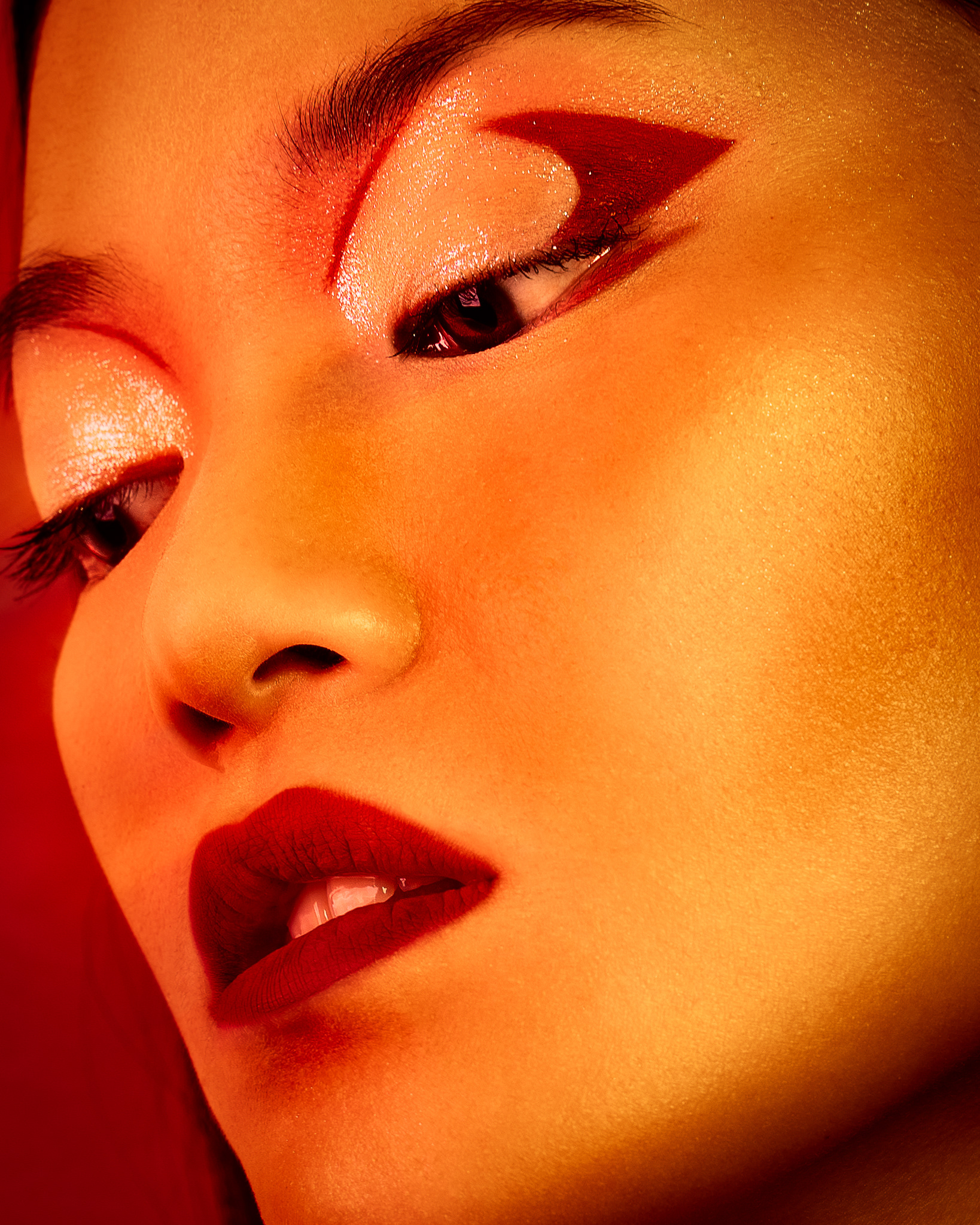 Model: Angela Yichan Molina; MUA: Ivan Teso