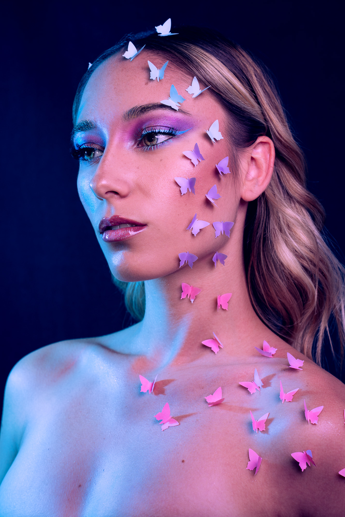 Model: Alba Rueda; MUA: Alba Rueda