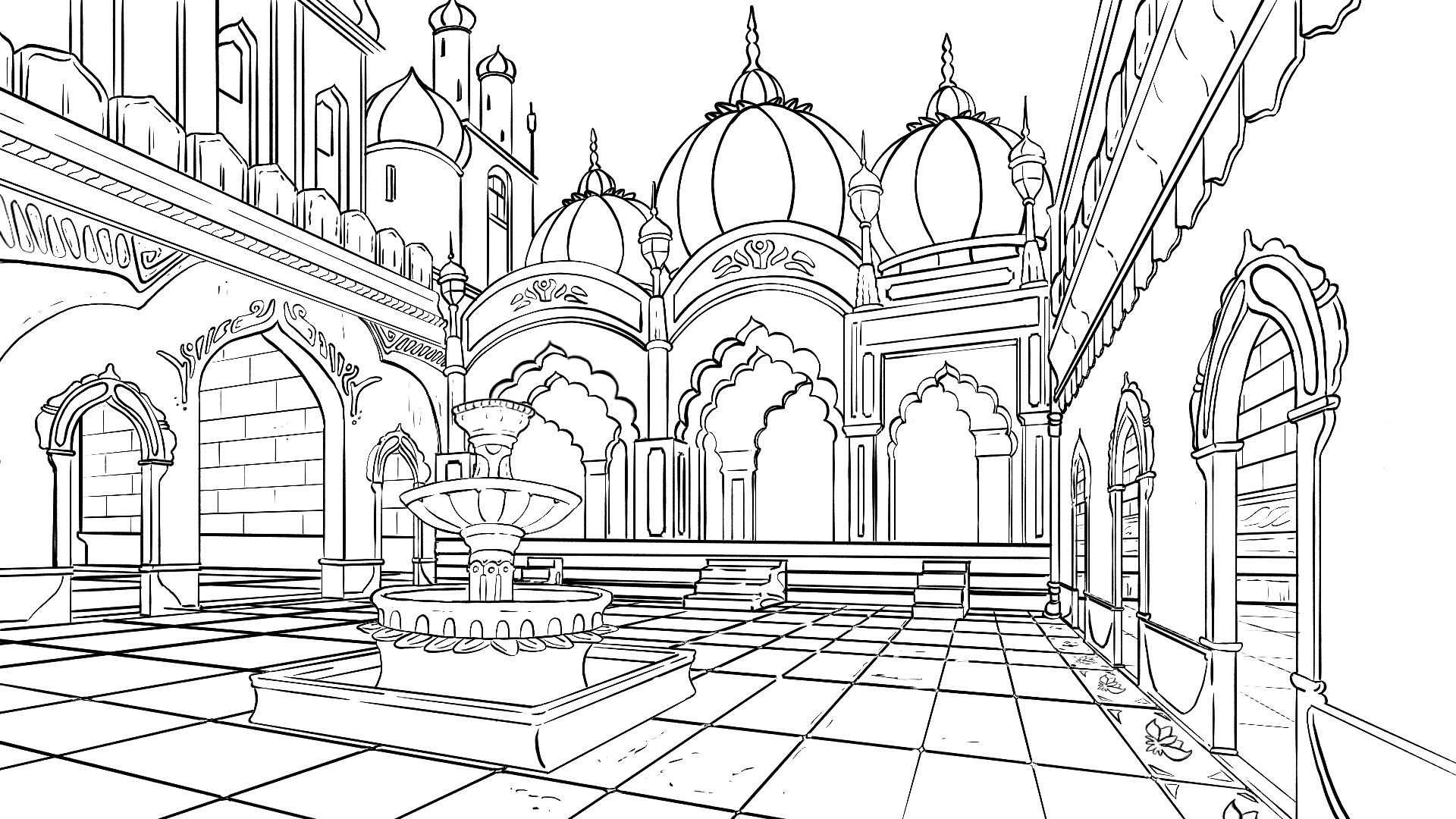 Client work: Background for short film