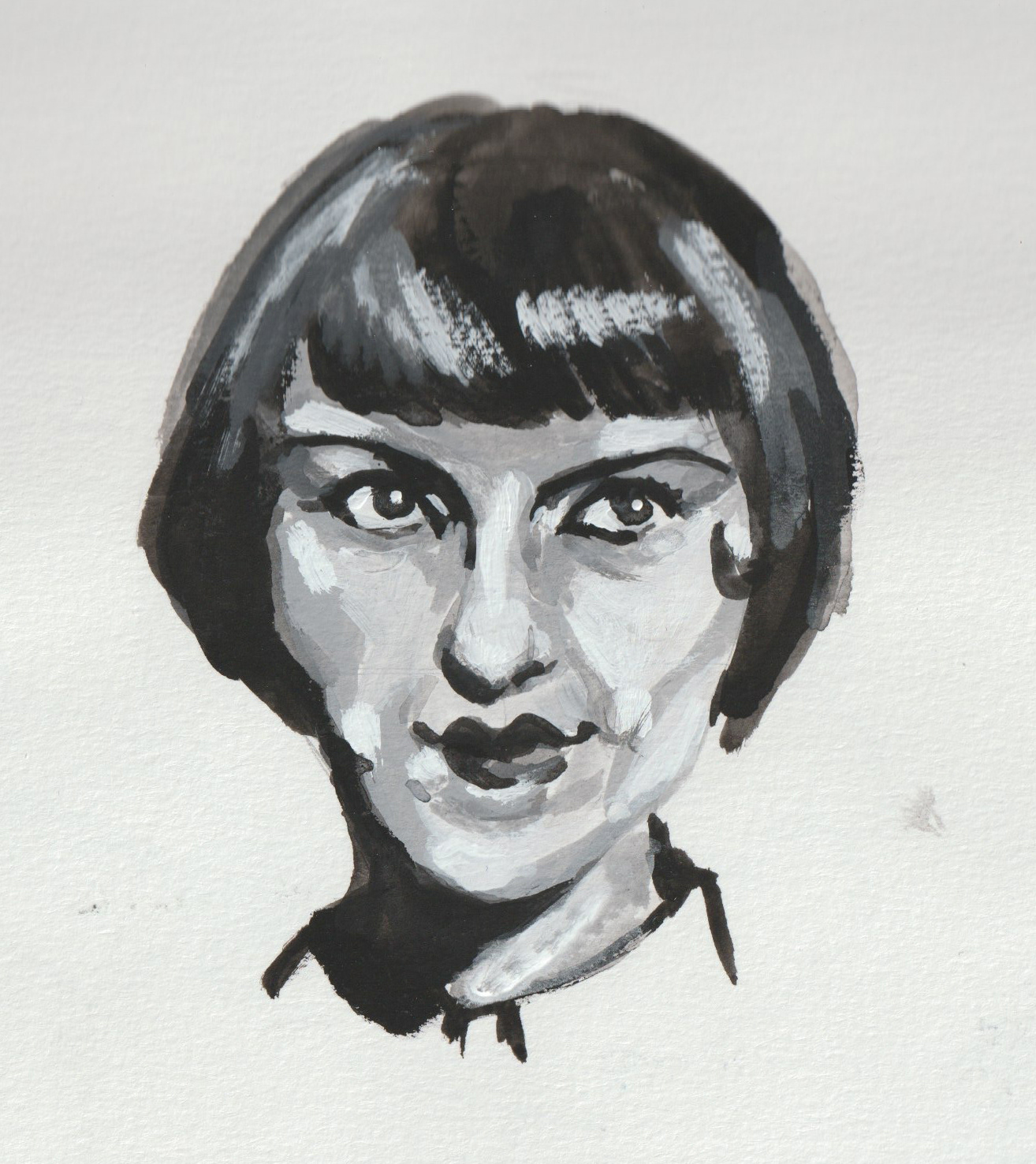 Portrait in acrylic