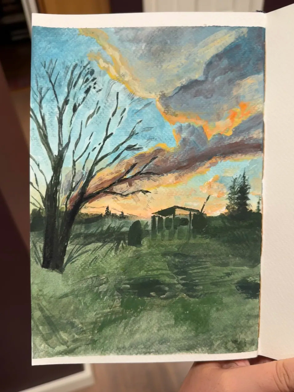 Landscape in Acrylic