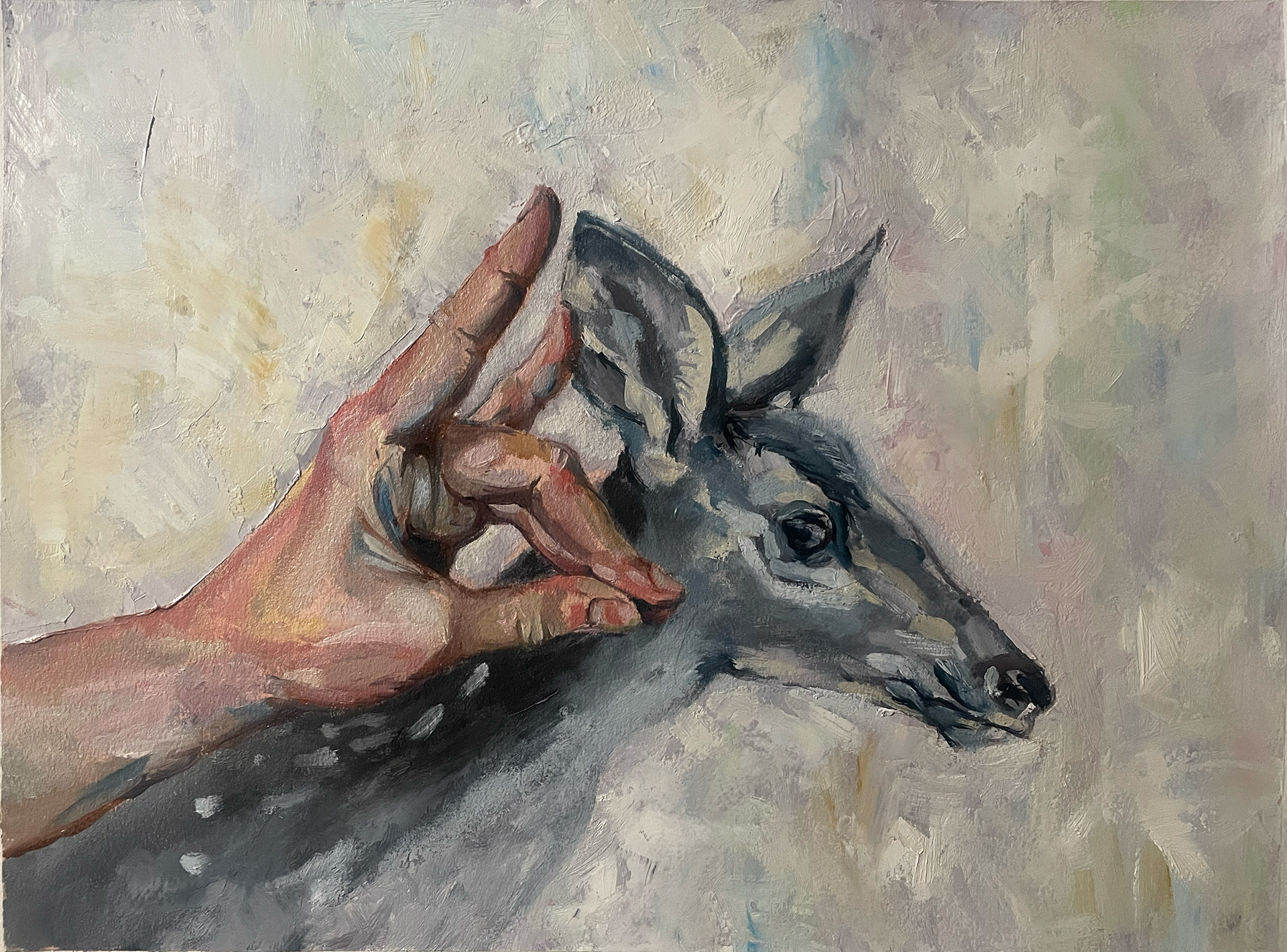 Shadow Puppet, Oil, 2025