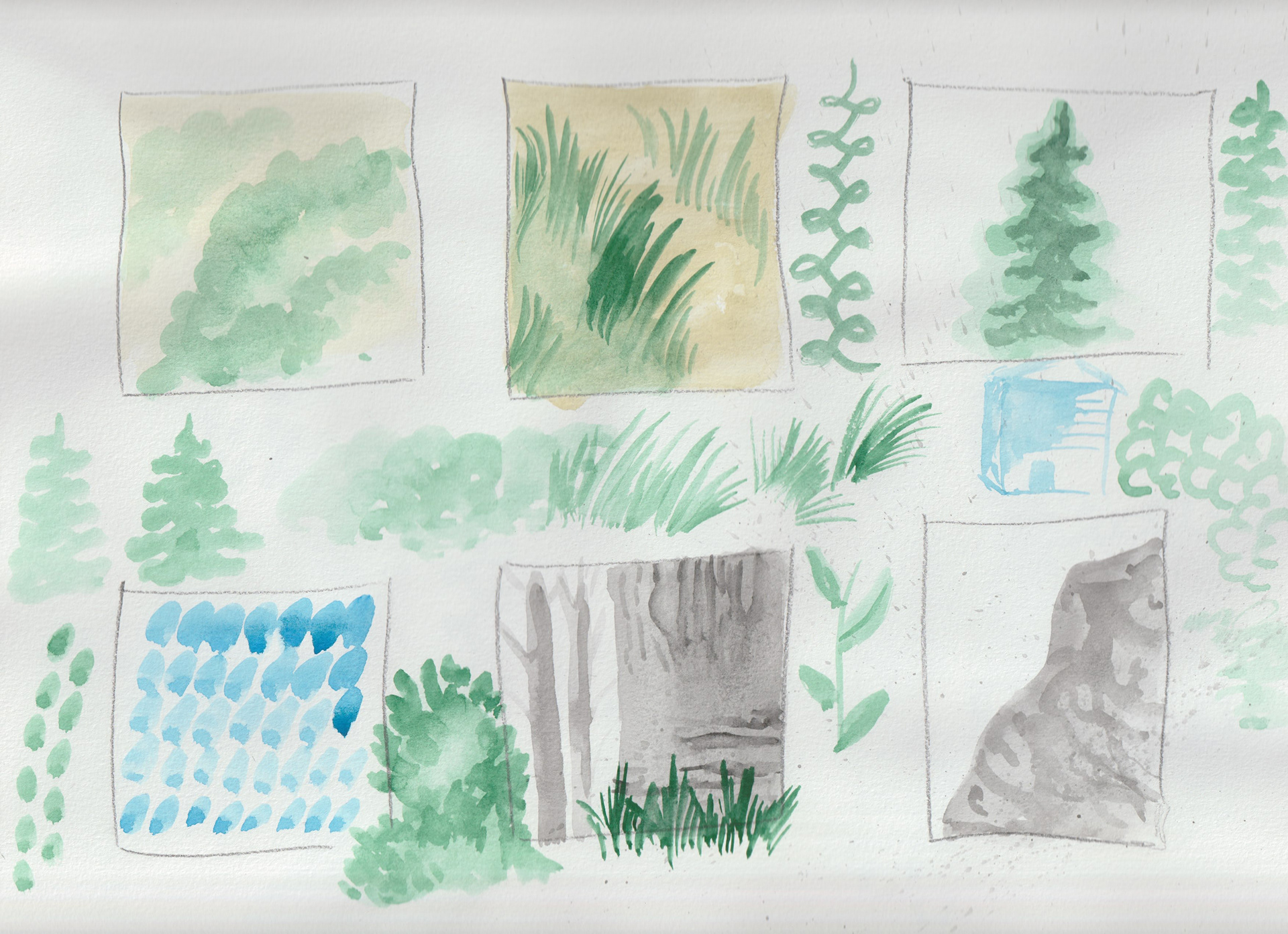 Brushwork exercises