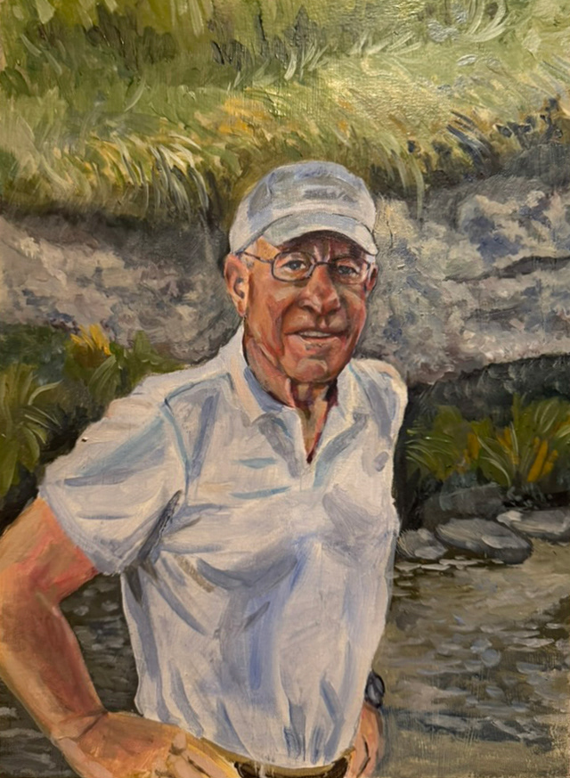 Paul, Oil on paper, 2026