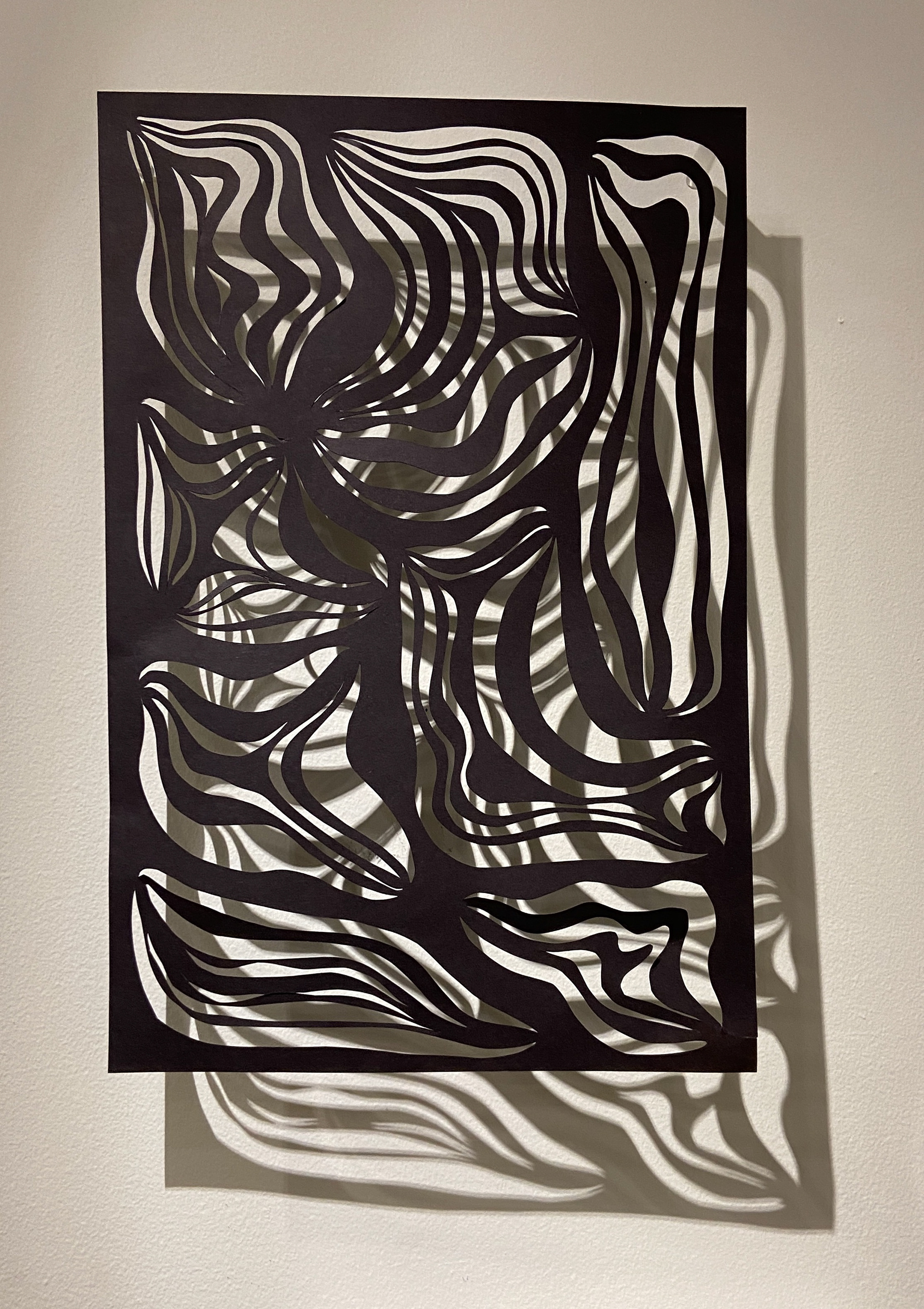 Paper Cut, paper, 2022, aprox. 11x17” 