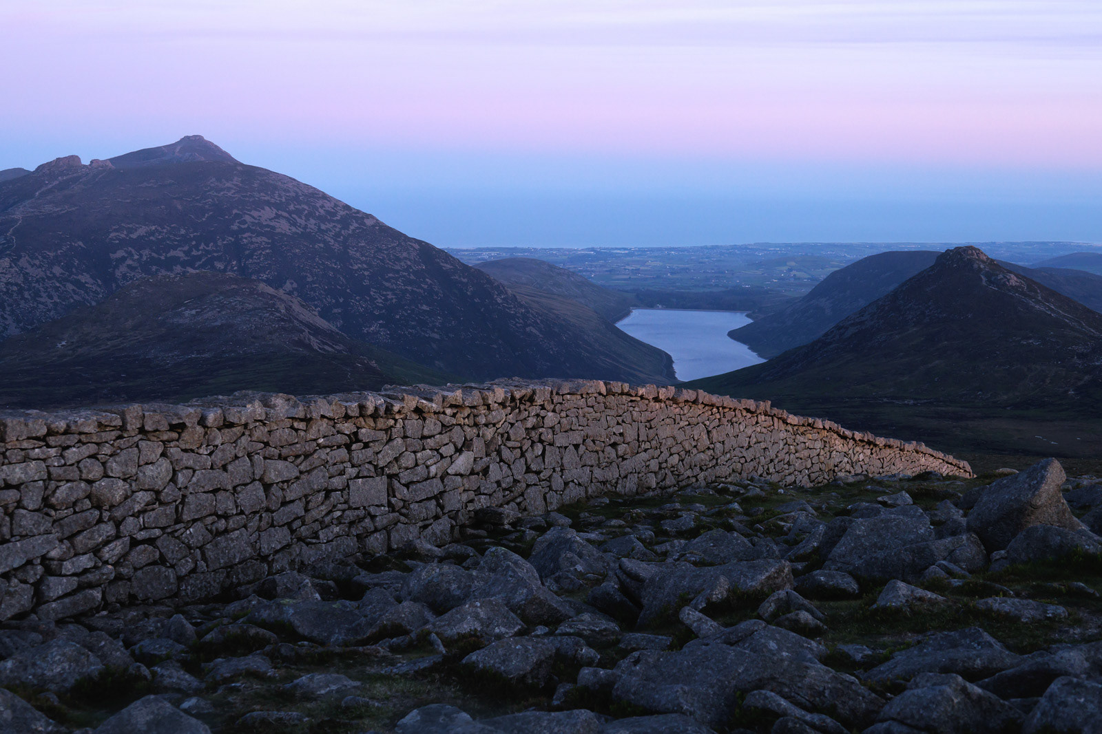 Dusk from Slieve Meelmore