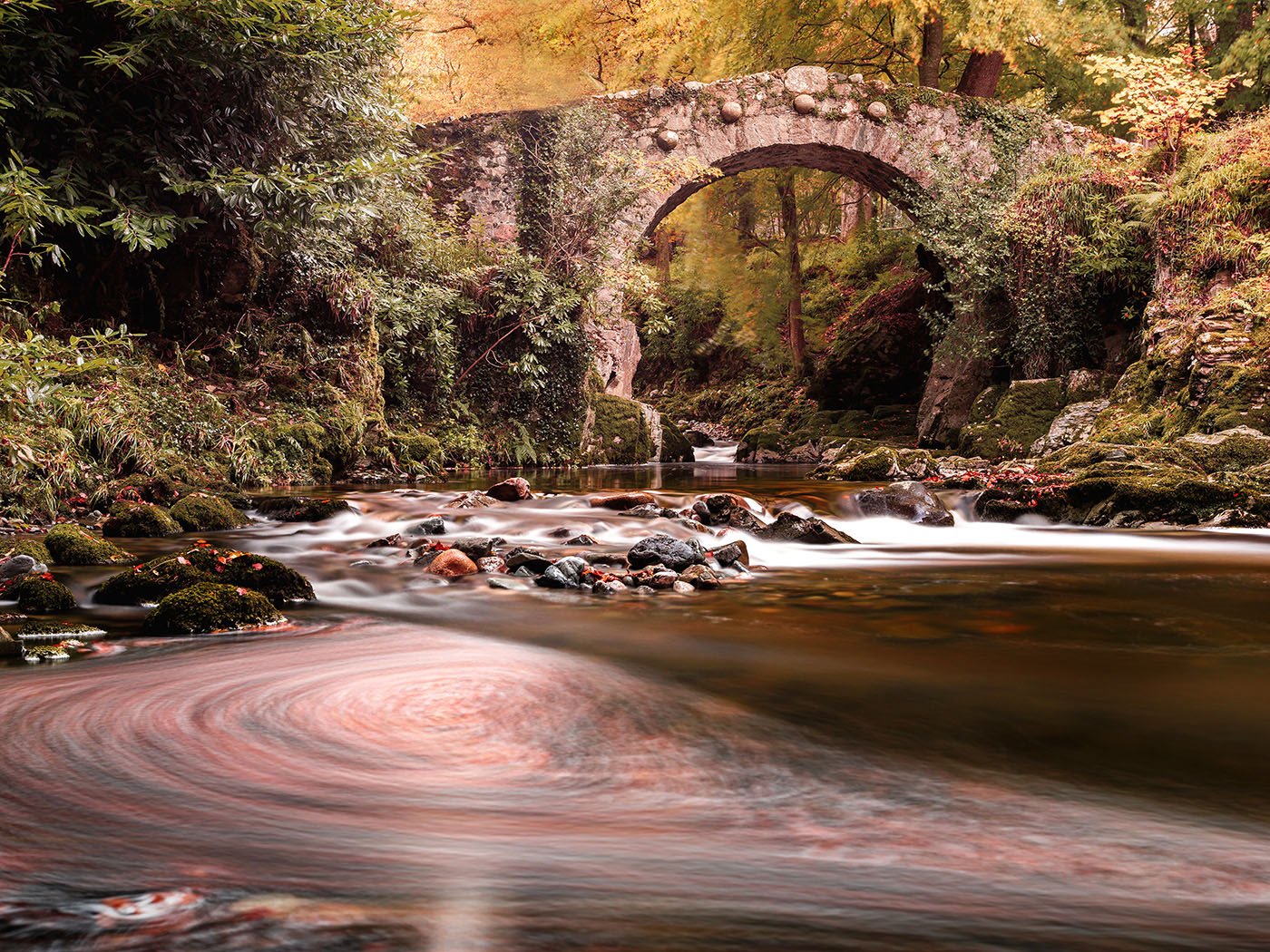 Foleys Bridge in Tollymore - 2025