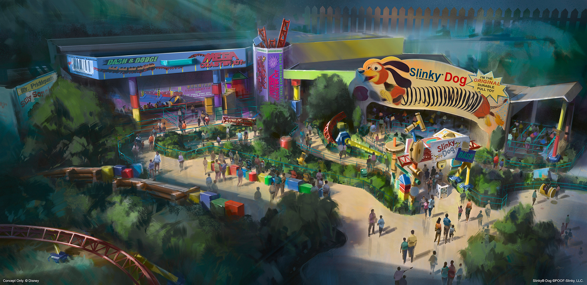 Greg Pro Illustration - TOY STORY LAND