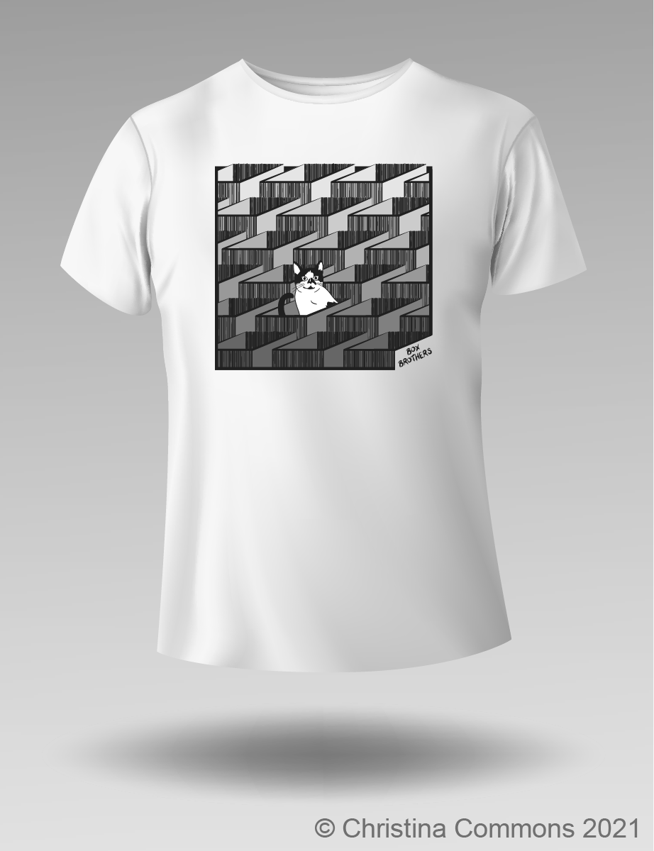 Shirt design for the band Box Brothers