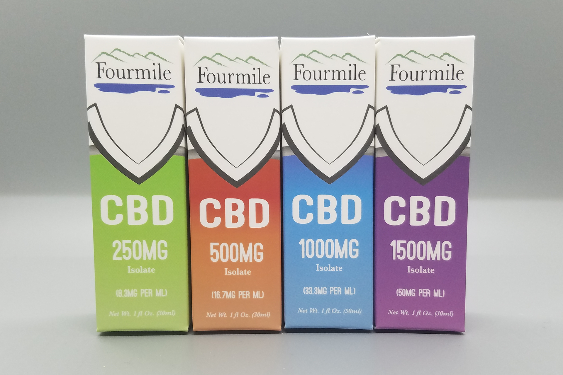 For the boxes and labels for this line of CBD products I used a wide color palette with slightly inverted elements to keep the lines cohesive but differentiate product types and variants.