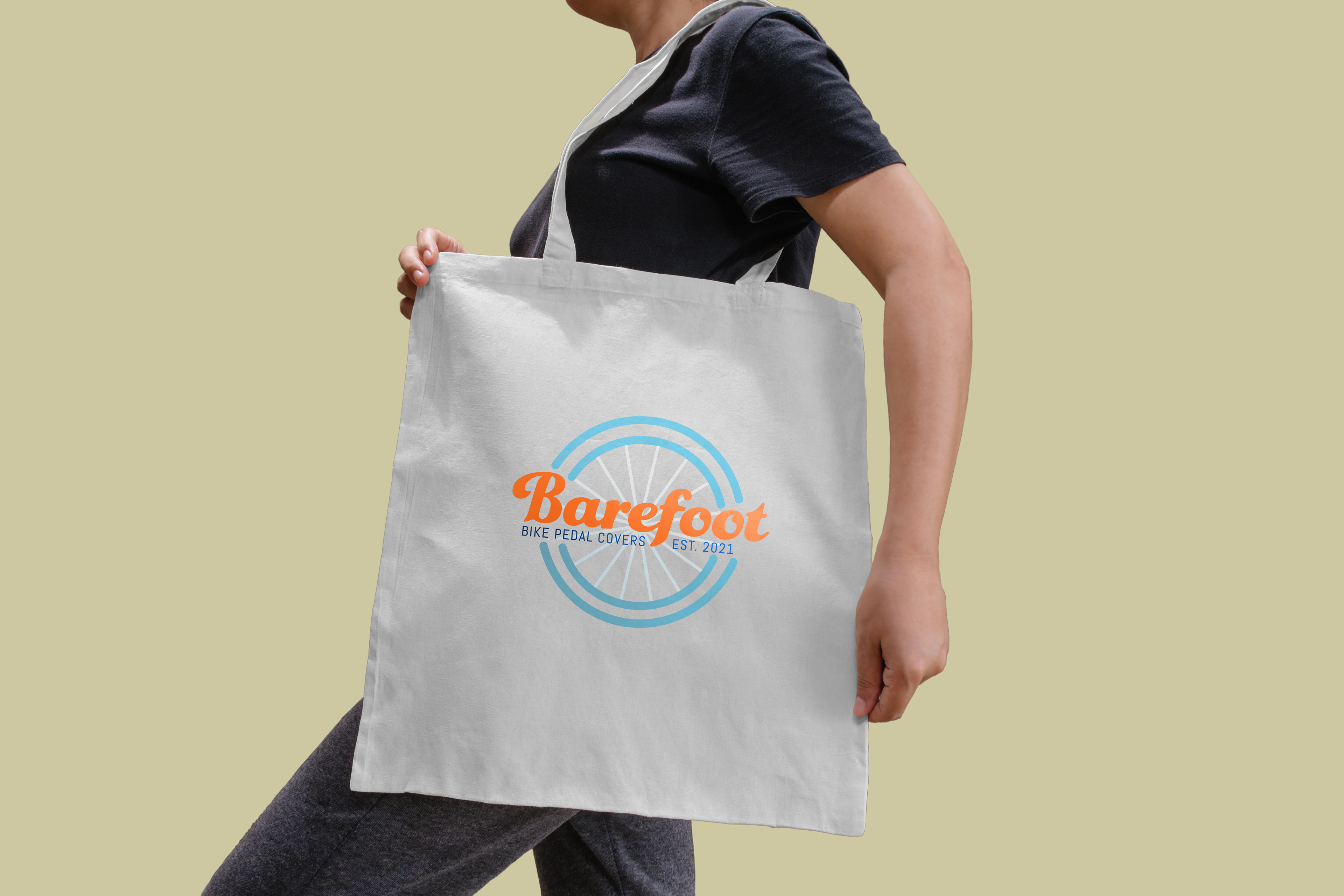 100% Recycled Barefoot Tote Bag