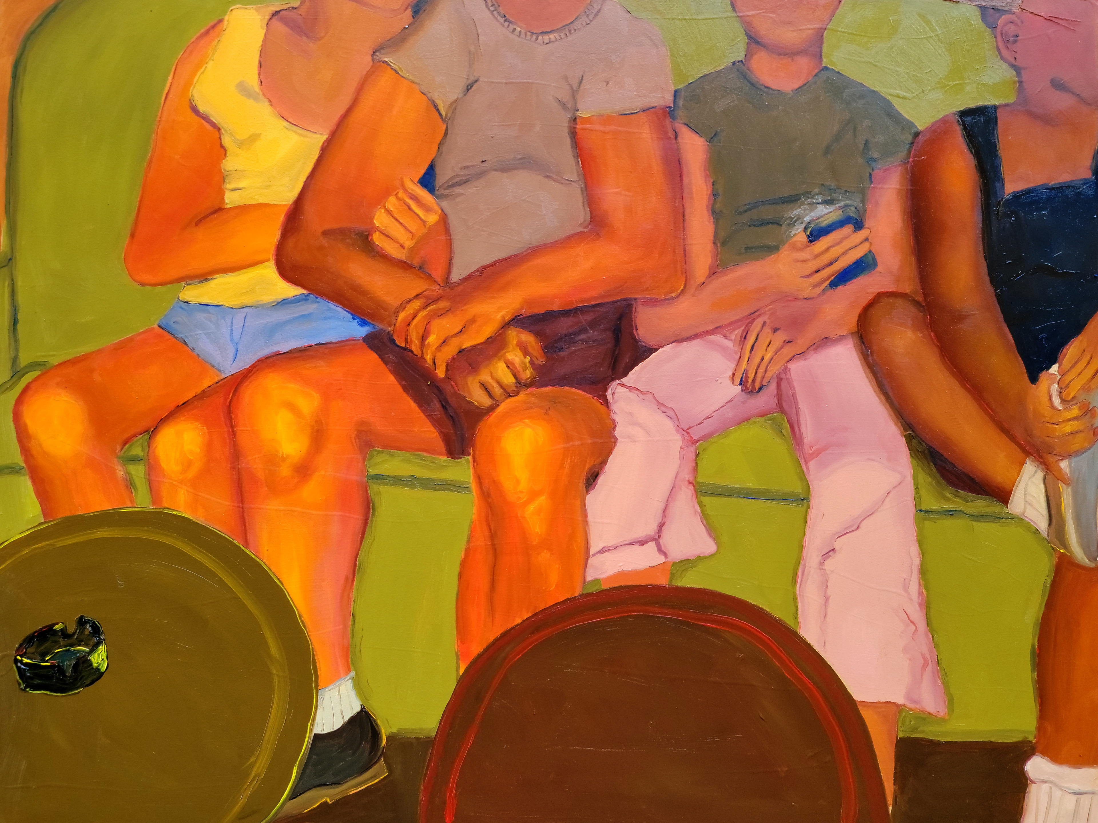 amor eterno, oil on panel