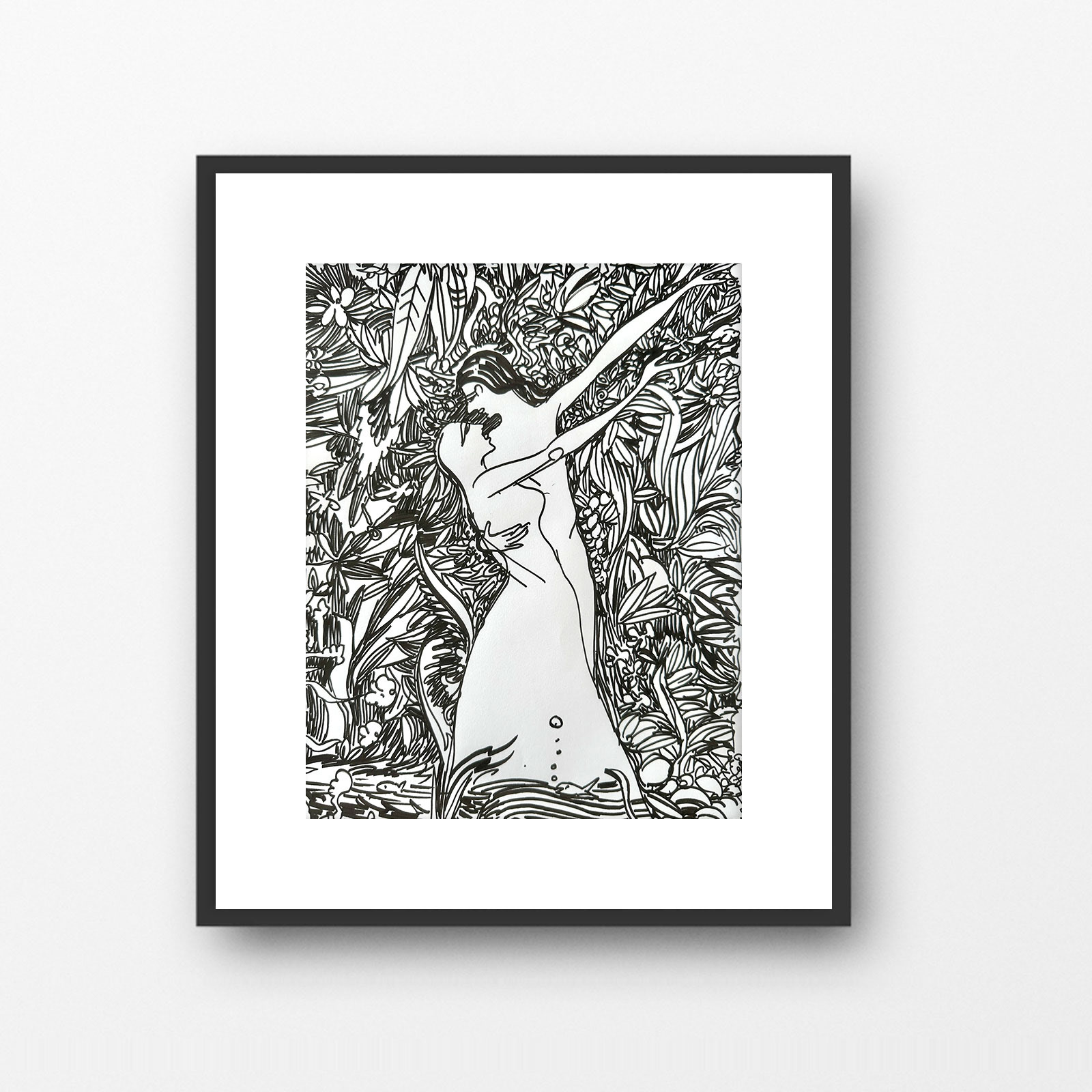 Pen and Ink on paper