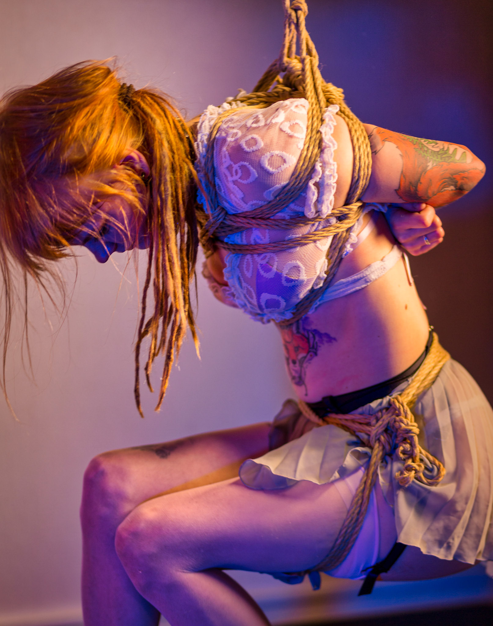 @kuje.ropes in @Elie_Shibari's ropes in January 2022. #5