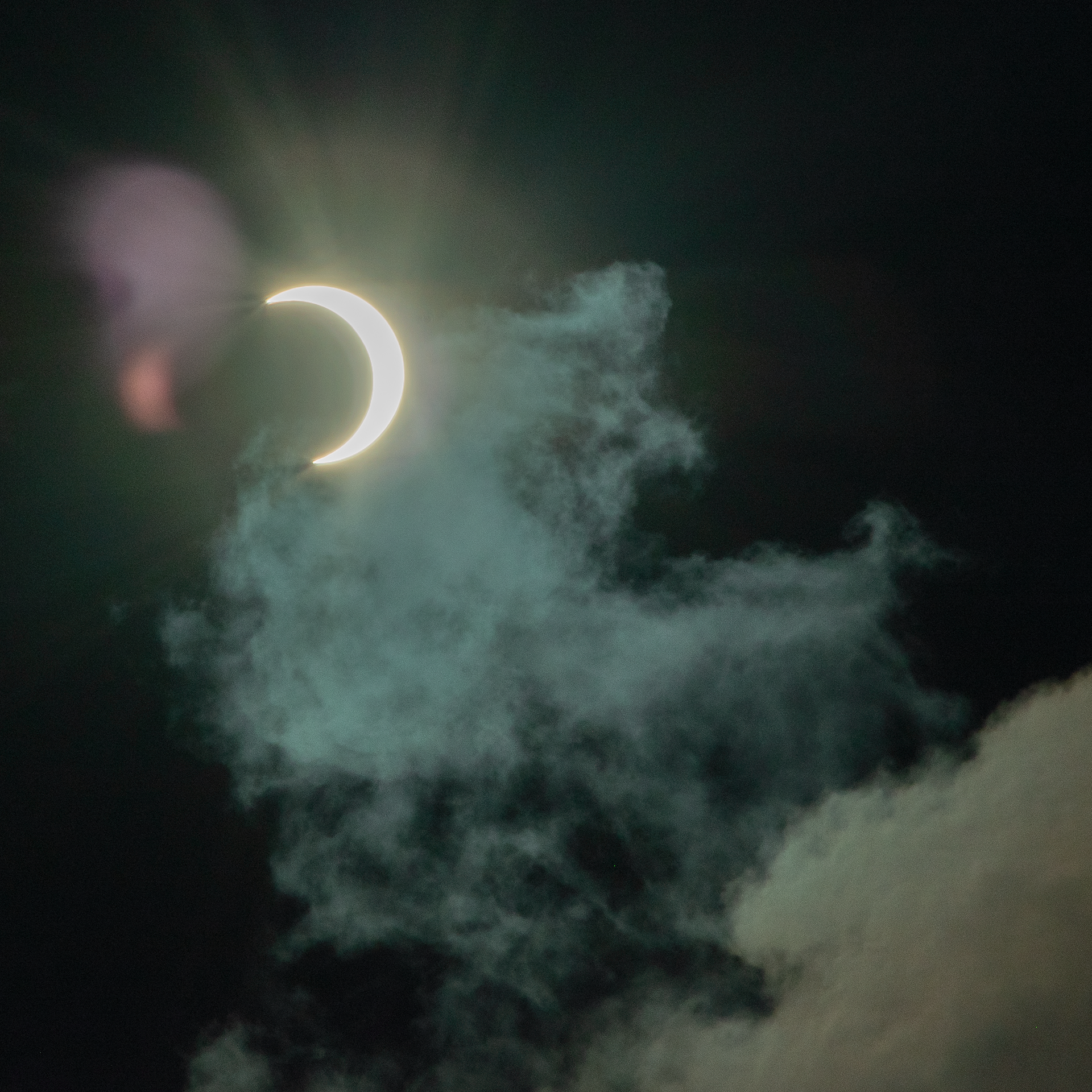 Eclipse parcial de sol 2023
