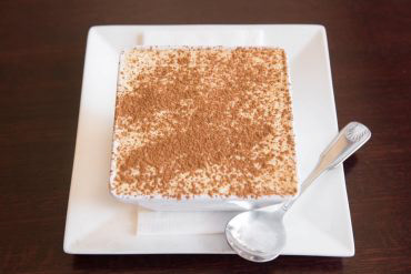 Tiramisu House-made Tiramisu! Savoiardi, mascarpone cream, marsala wine, brewed espresso, and cocoa powder.