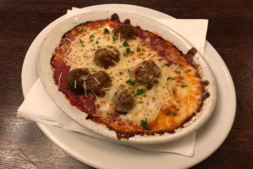 The Atkins Addict Italian meatballs smothered in our house-made meat sauce, and mozzarella.