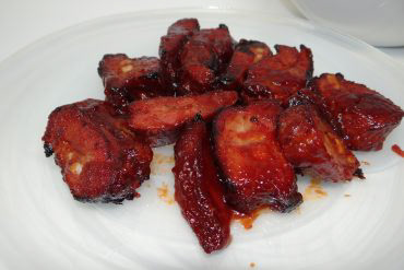 BBQ Ribs Baby back BBQ pork ribs.