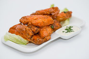 Chicken Wings Served with ranch or blue cheese dressing.