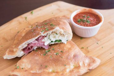 Meat Calzone Pepperoni, Canadian bacon, and salami.