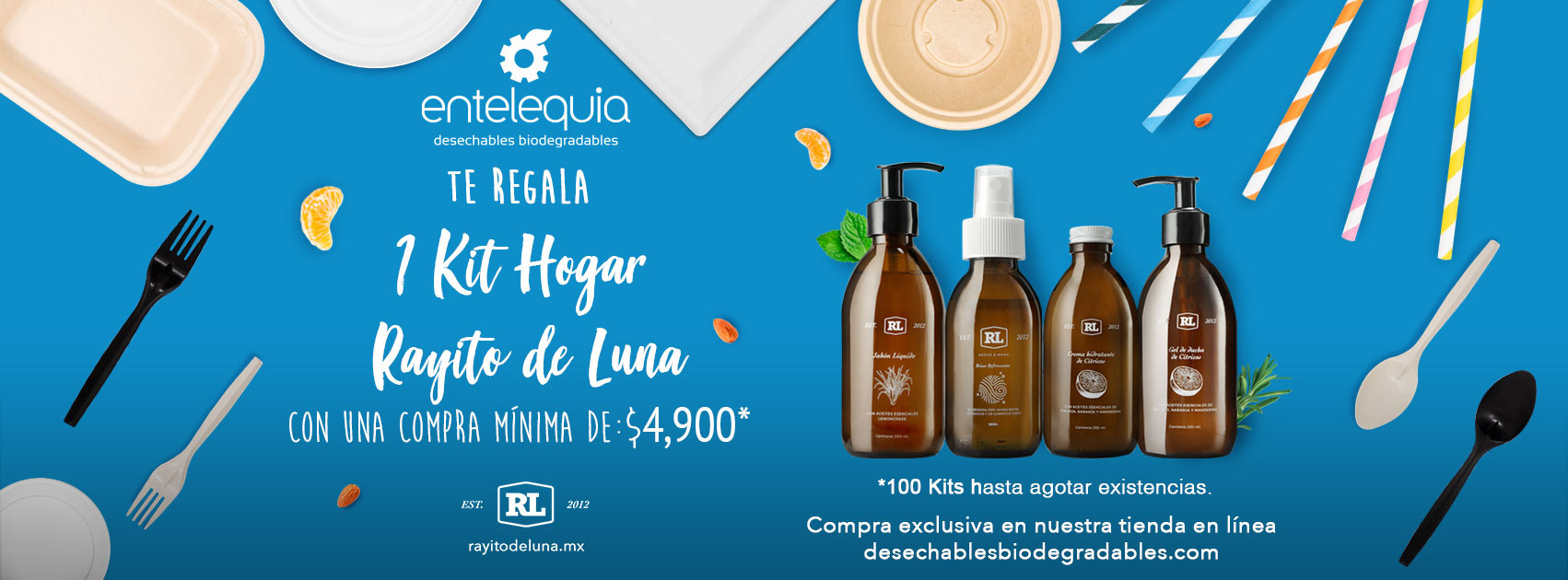 Platos Desechables Biodegradables – Entelequia® Desechables Biodegradables