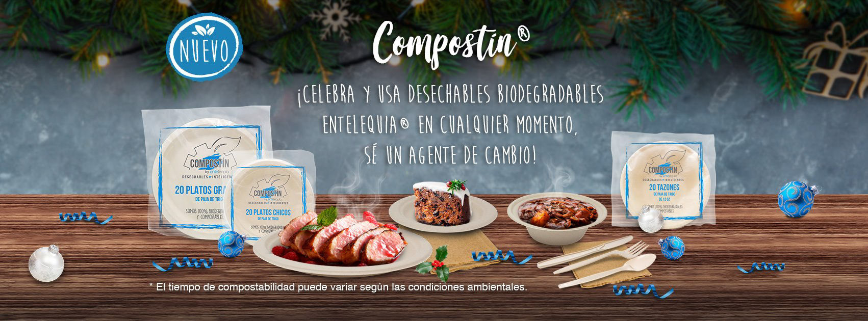 Platos Desechables Biodegradables – Entelequia® Desechables Biodegradables